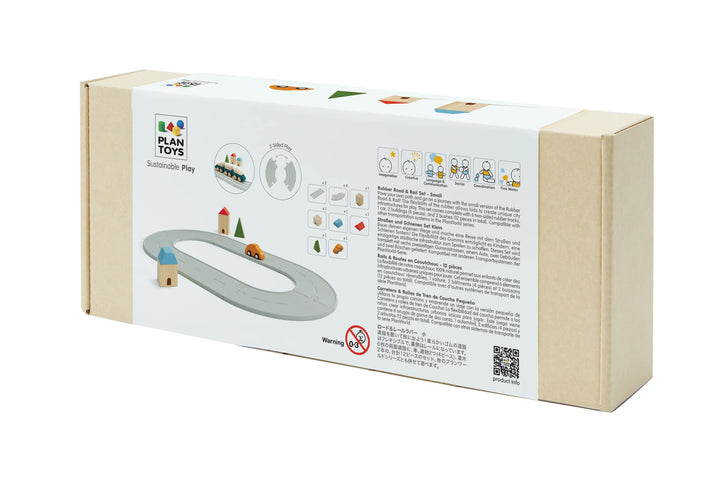 Rubber Road & Rail Set - Small