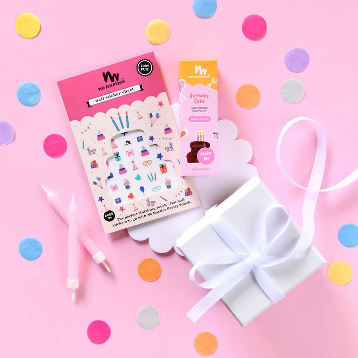 Happy Birthday Kids Nail Stickers