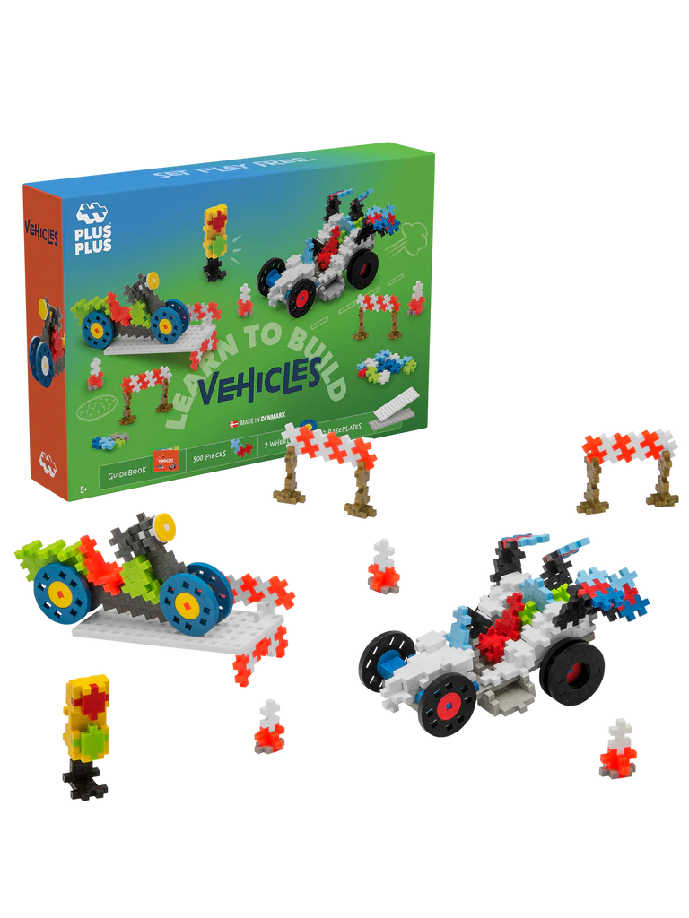 Go! Learn to Build - Vehicles - 500pcs