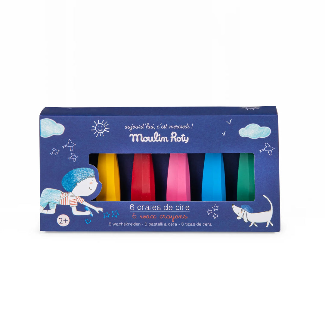 Aujourd' Hui... - 6 Wax Crayons