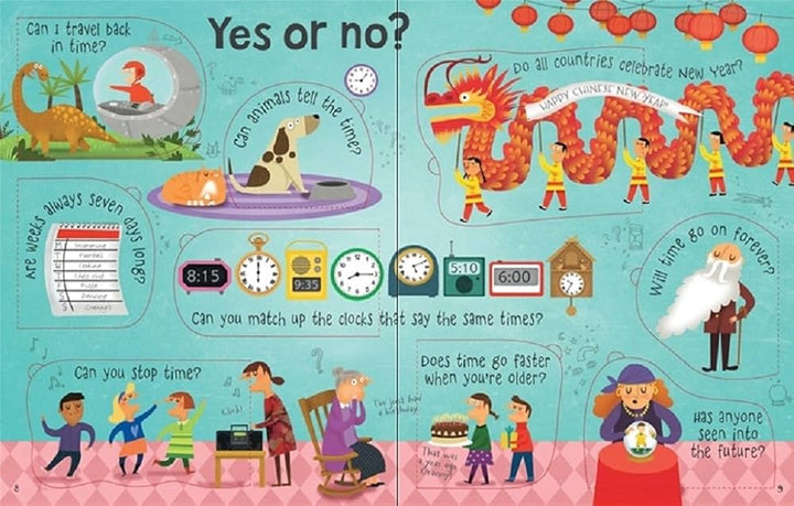 Lift-the-flap Questions and Answers about Time