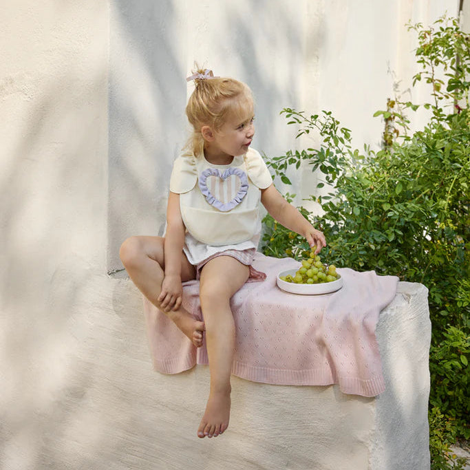 Baby Bib - Oat White