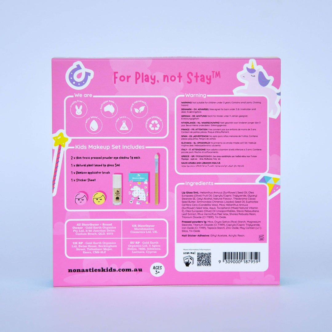 Unicorn Magic Natural No Nasties Kids Makeup Gift Set
