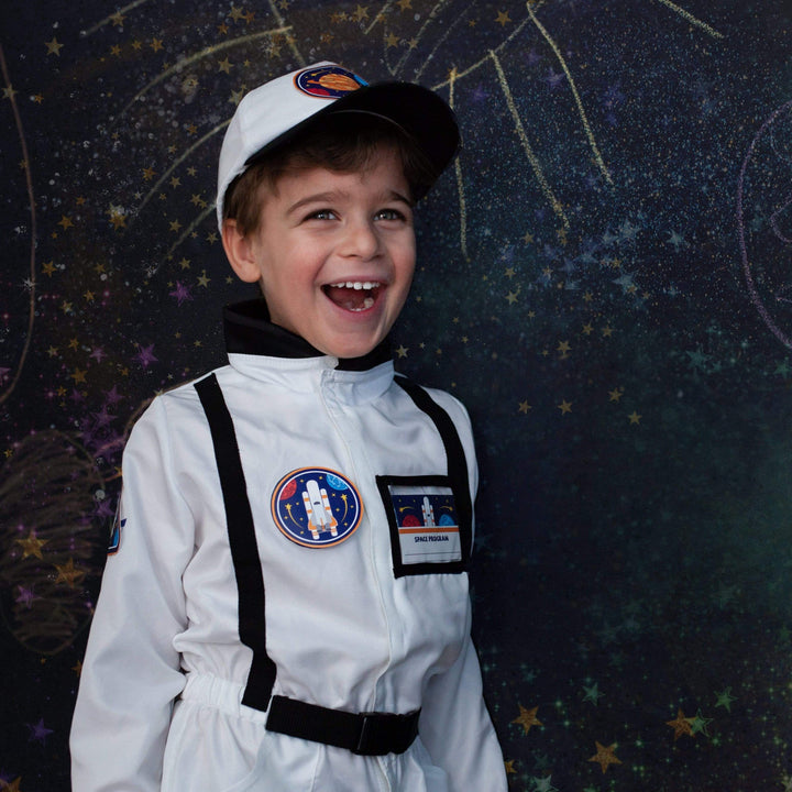 Astronaut Set with Jumpsuit, Hat & ID Badge (5-6Y)