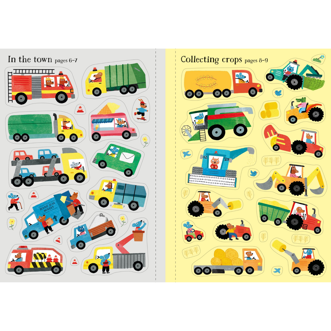 Little First Stickers Tractors and Trucks