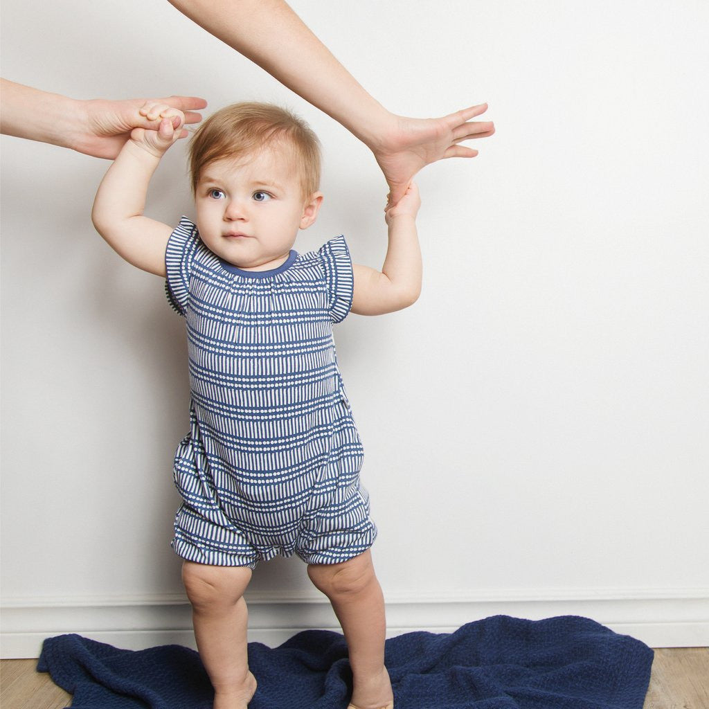 Bamboo girl romper - sticks