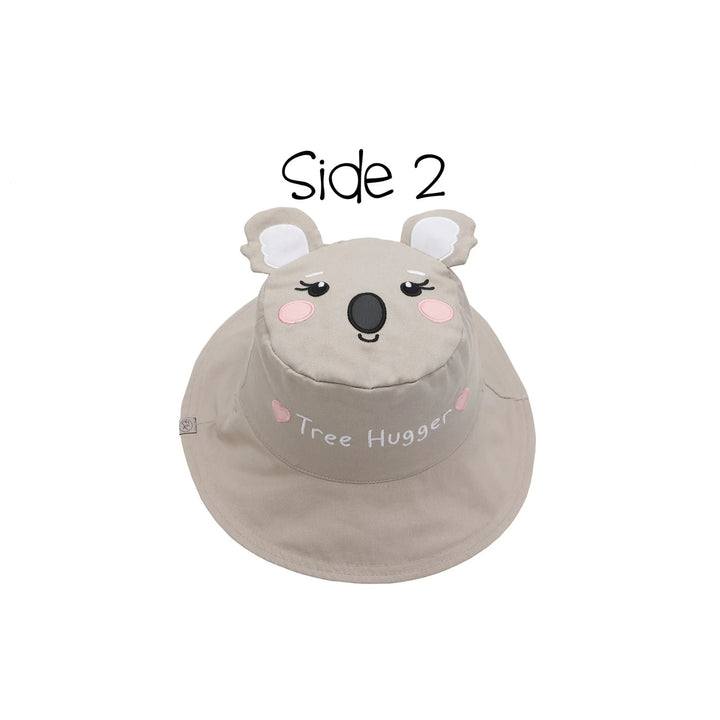 Kid's Reversible Sun Hat | Panda Koala