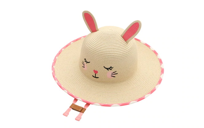 Kids Lifeguard Straw Hat | Bunny