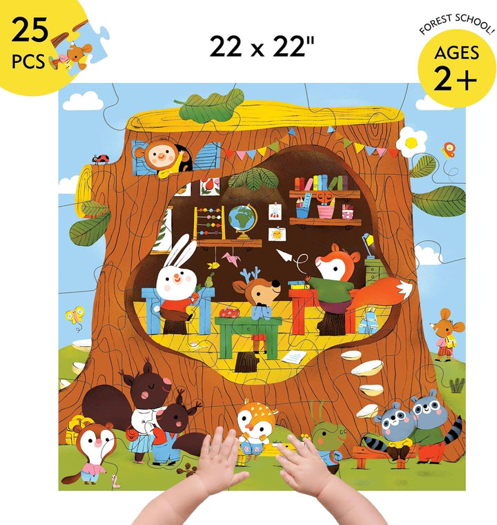 Forest School 25 Piece Floor Puzzle