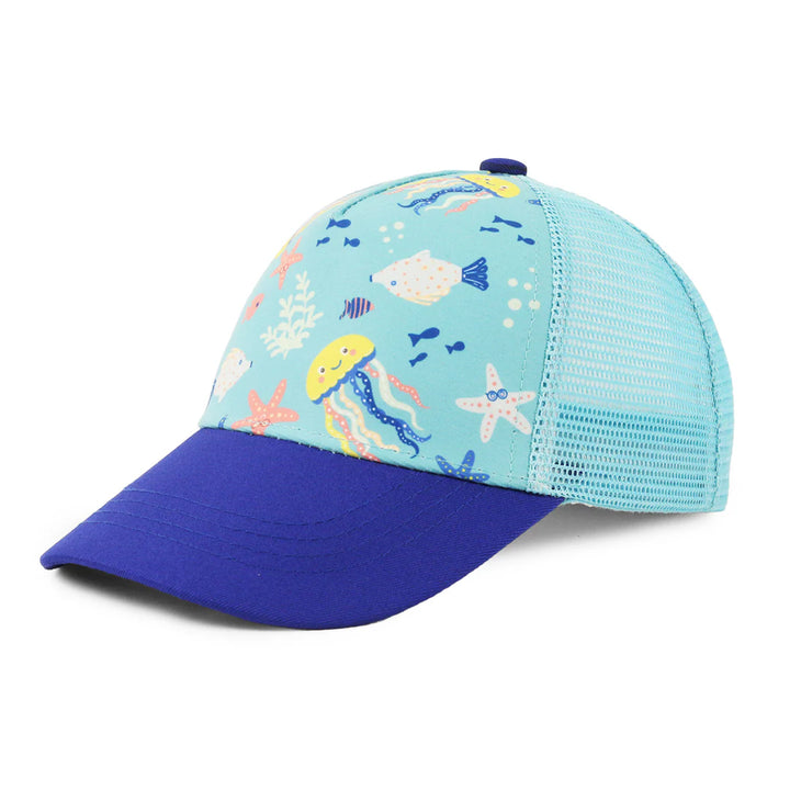 Kid's Printed Ball Cap| Jellyfish