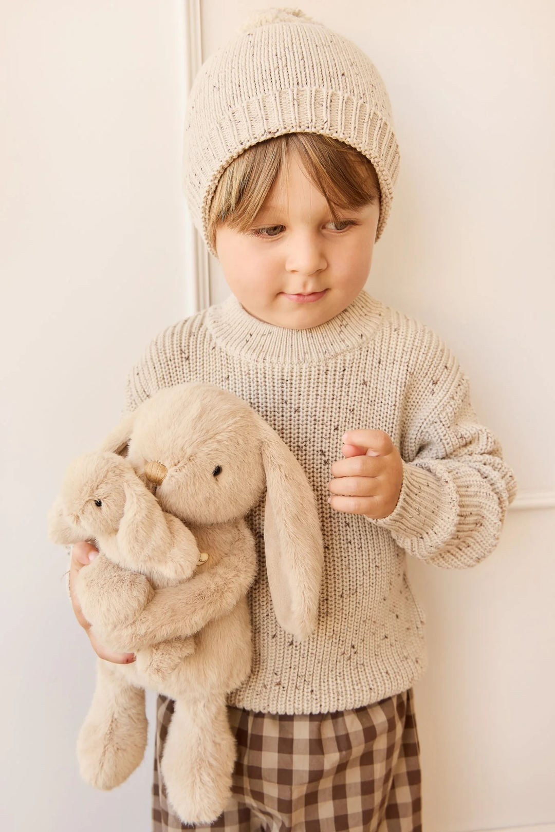 Plush - Frankie the Hugging Bunny -Caramel - Snuggle Bunnies