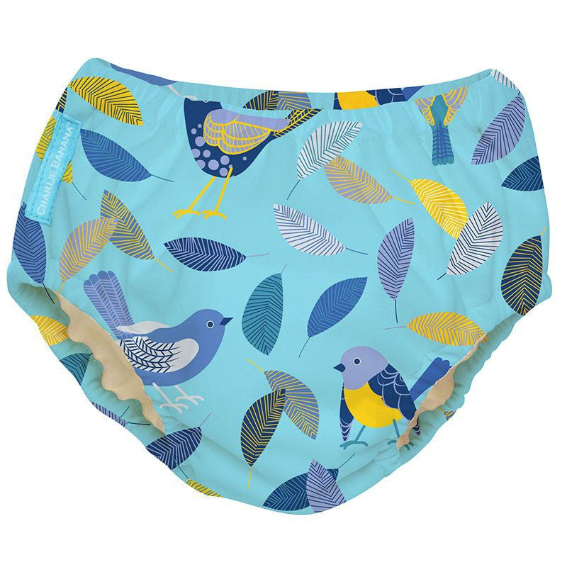 2-in-1 Swim Diaper / Training Pants - Twitter Birds (3 sizes)