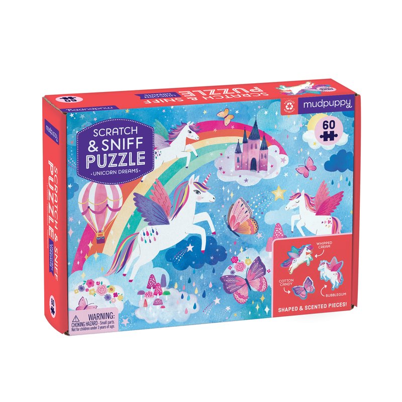Unicorn Dreams 60 Piece Scratch and Sniff Puzzle