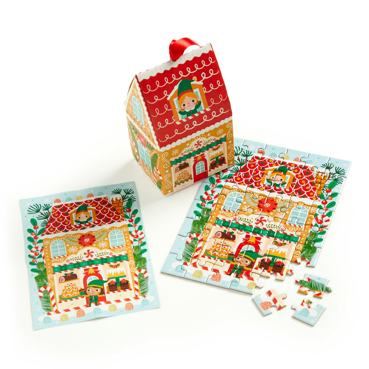 Santa's Bakery 48 Piece Mini Puzzle Ornament