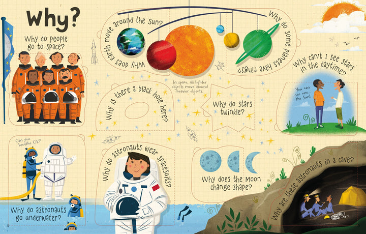 Lift-the-flap Questions and Answers about Space