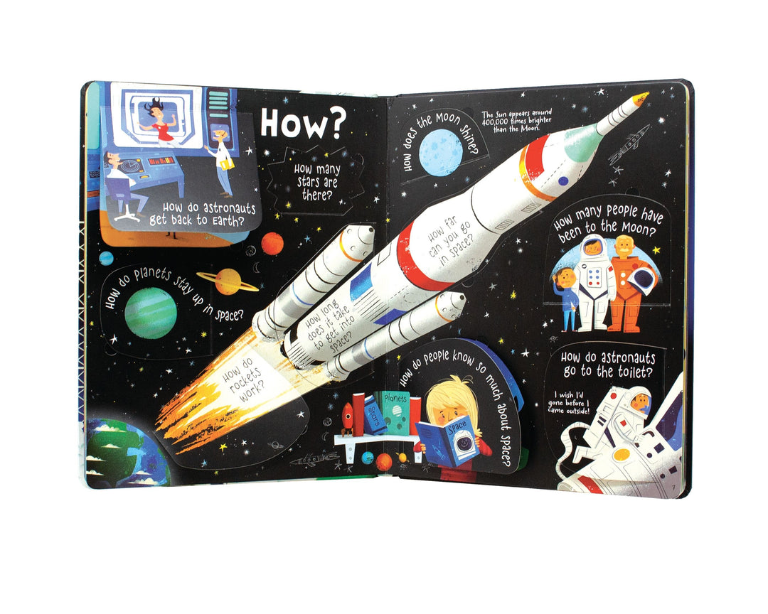 Lift-the-flap Questions and Answers about Space