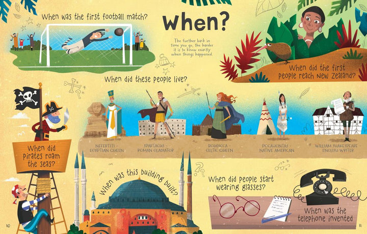 Lift-the-flap Questions and Answers about Long Ago