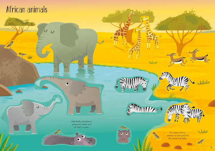Little First Stickers Animals