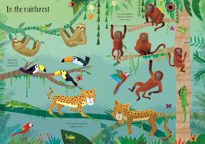 Little First Stickers Animals