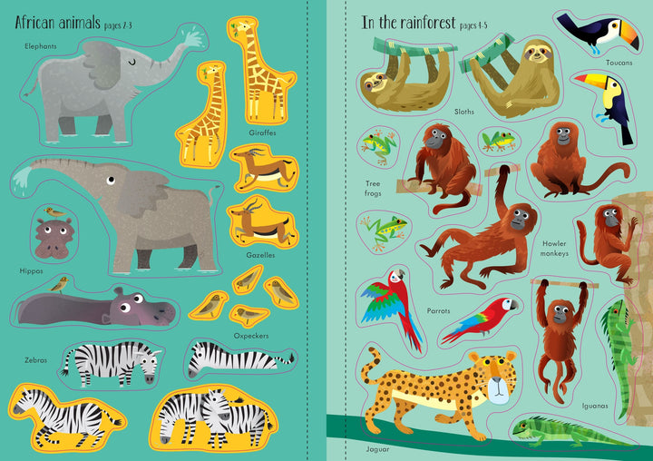 Little First Stickers Animals