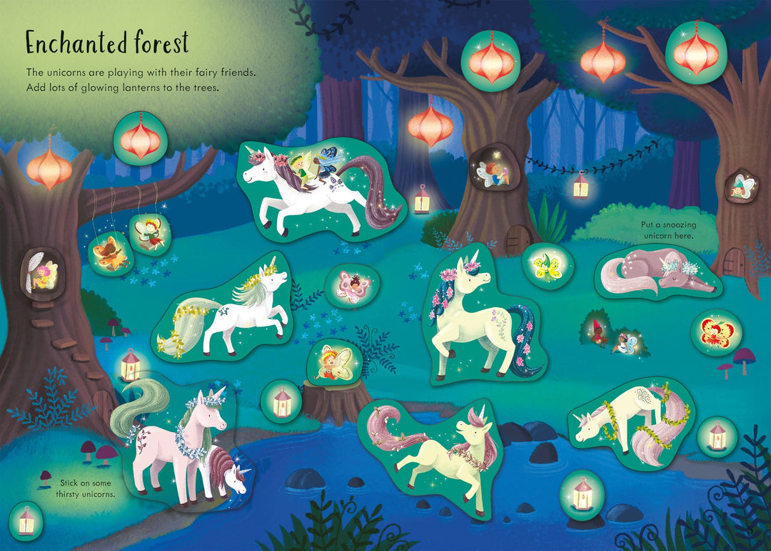 Sparkly Unicorns Sticker Book