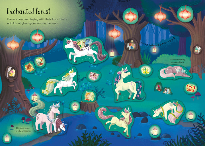 Sparkly Unicorns Sticker Book