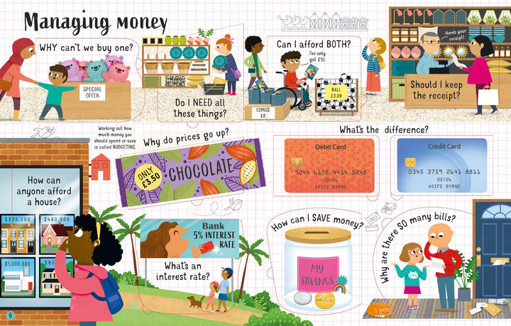 Lift-the-flap Questions and Answers about Money