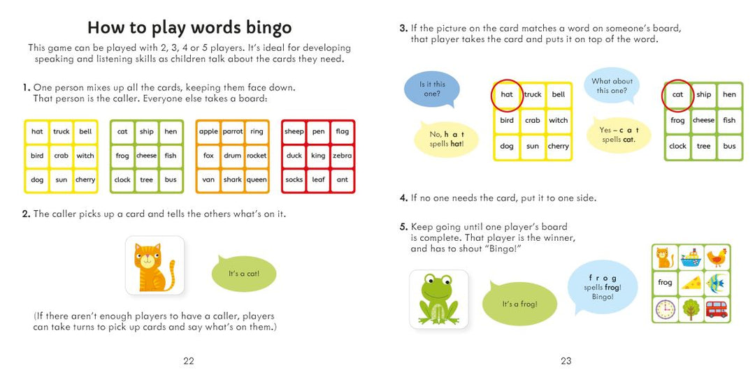 Words Matching Games and Book