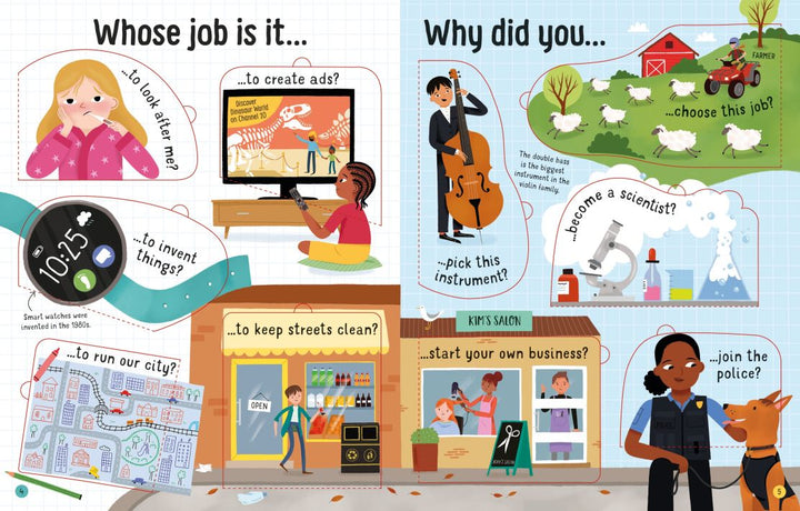 Lift-the-flap Questions and Answers about Jobs