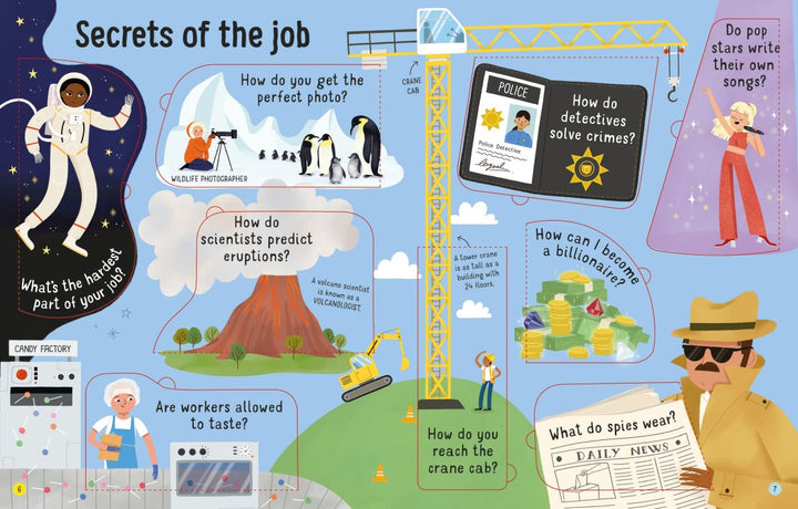 Lift-the-flap Questions and Answers about Jobs