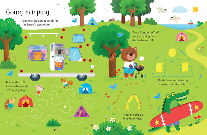 Wipe-Clean Travel Activities