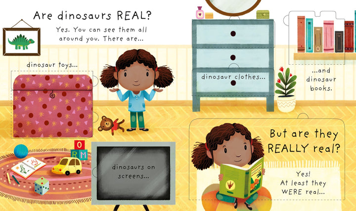 Very First Questions and Answers Are Dinosaurs Real?
