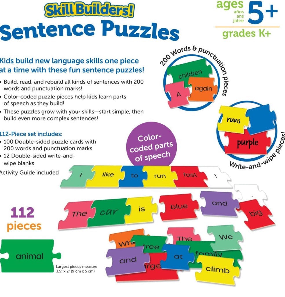 Skill Builders Sentence Puzzles