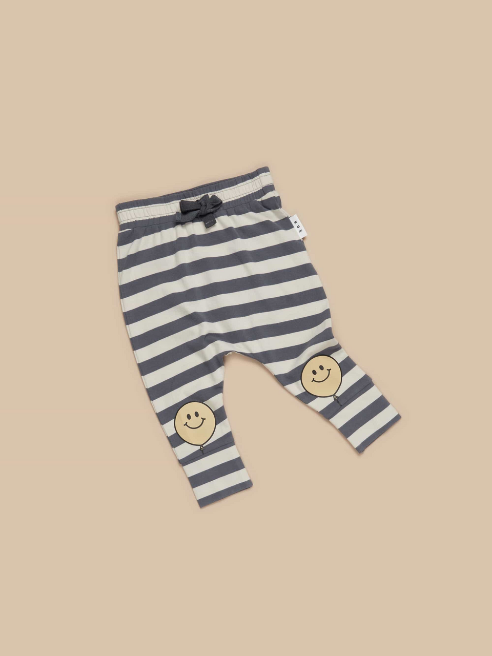 Balloon Knee Stripe Drop Crotch Pant