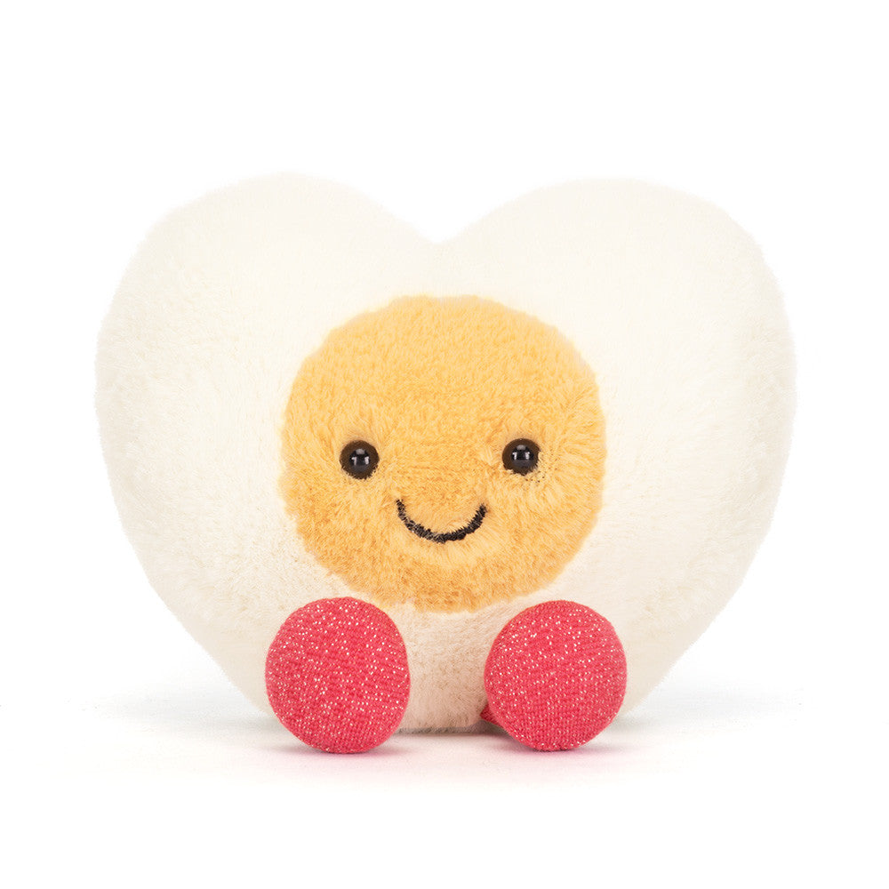 Jellycat Amuseables Heart Boiled Egg (Limit 1 Per Customer)
