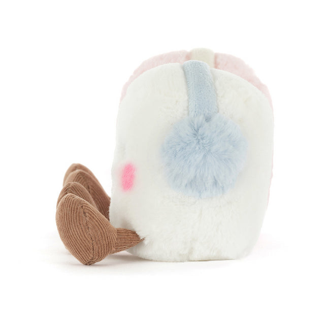 Jellycat Amuseables Toastie Pink and White Marshmallows (Limit 1 Per Customer)