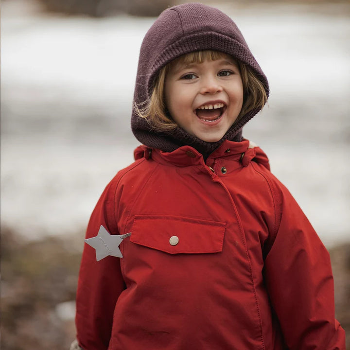 MATWANG Fleece Lined Winter Jacket. GRS | Chili Pepper