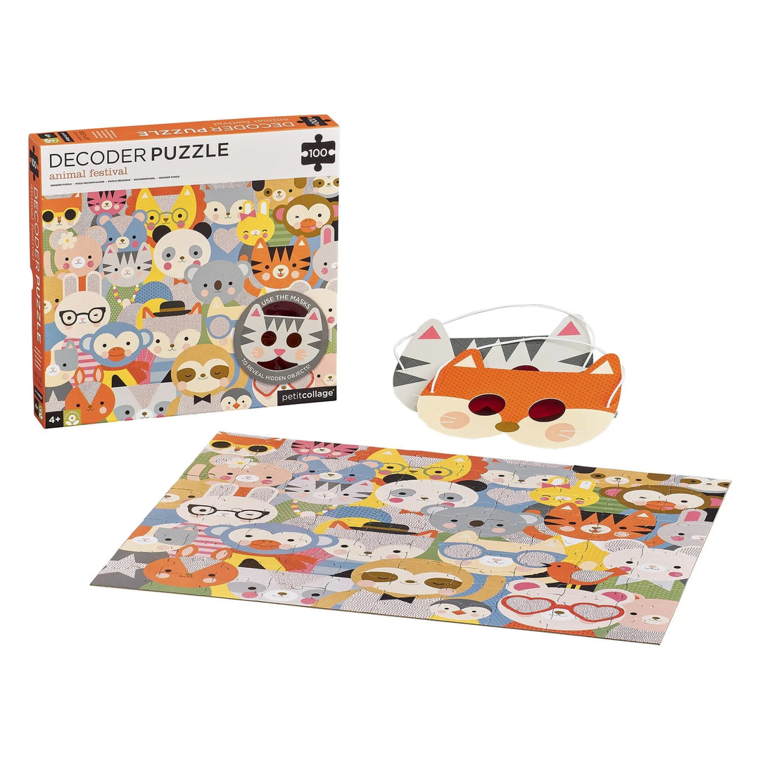 Animal Festival 100-Piece Decoder Puzzle