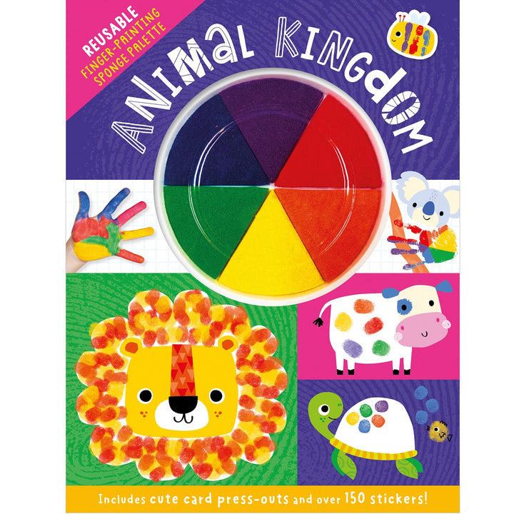 Animal Kingdom Finger Painting Activity Book