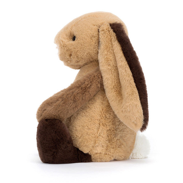 Jellycat Bashful Patchwork Brown Bunny (Limit 1 Per Customer