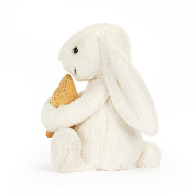 Jellycat Cream Bunny with Star (Limit 1 Per Customer)