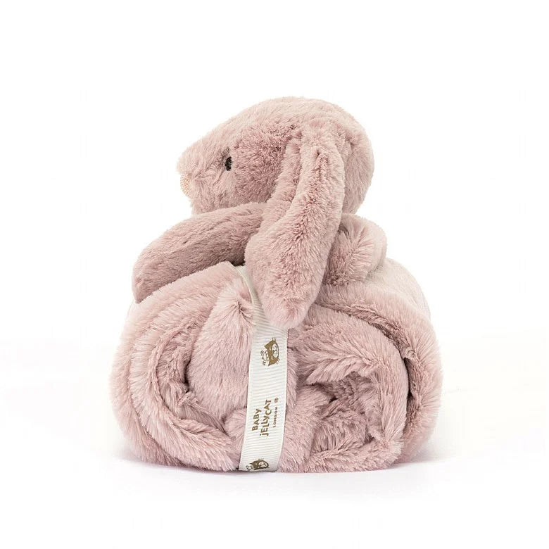 Bashful Luxe Bunny Rosa Blankie