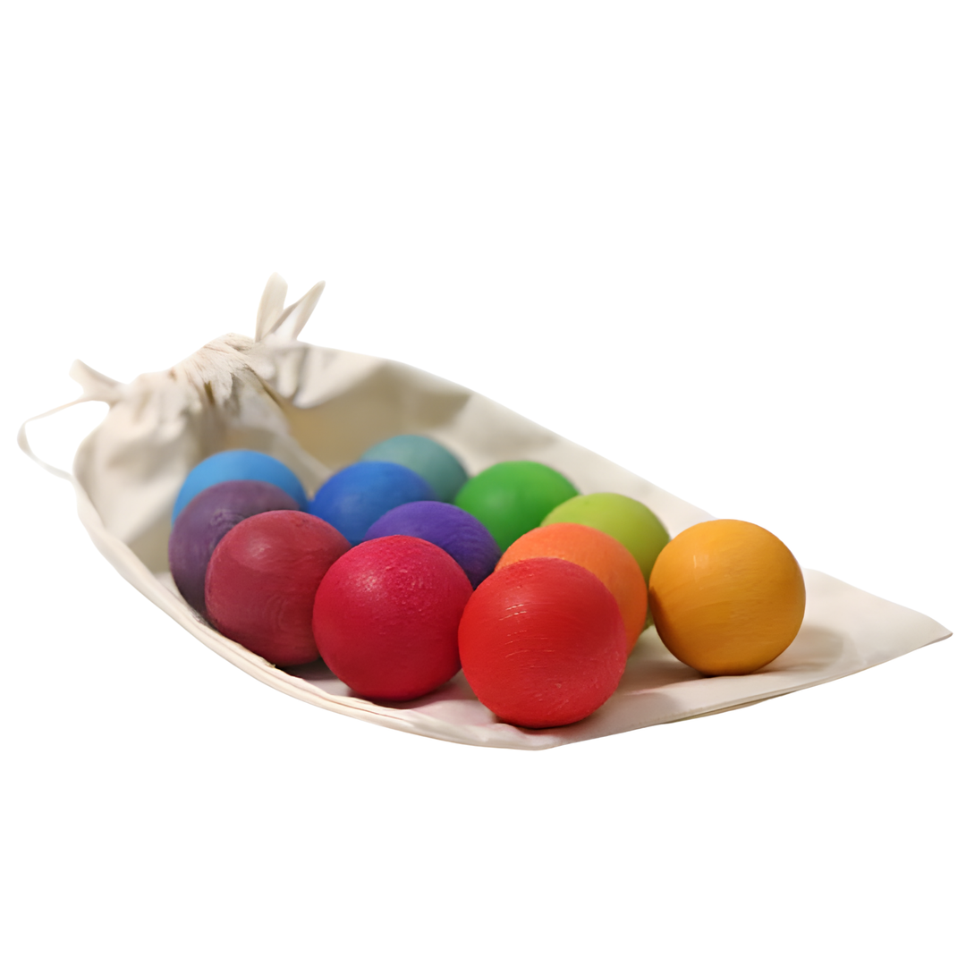 Balls Rainbow 3.5cm 12pcs