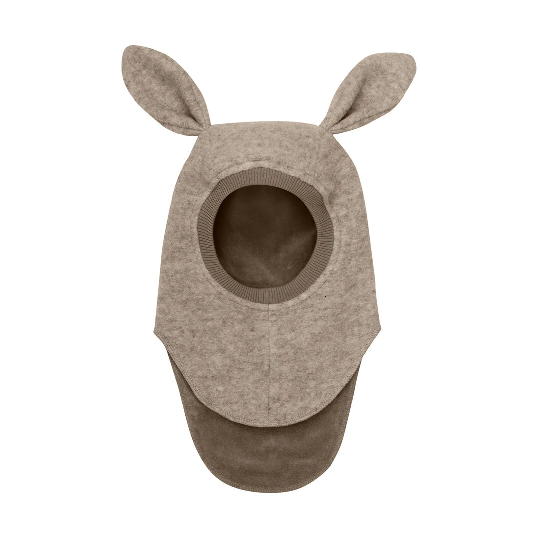 Bunny Balaclava Ears Wool | Camel Melange