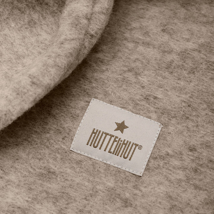 Bunny Balaclava Ears Wool | Camel Melange