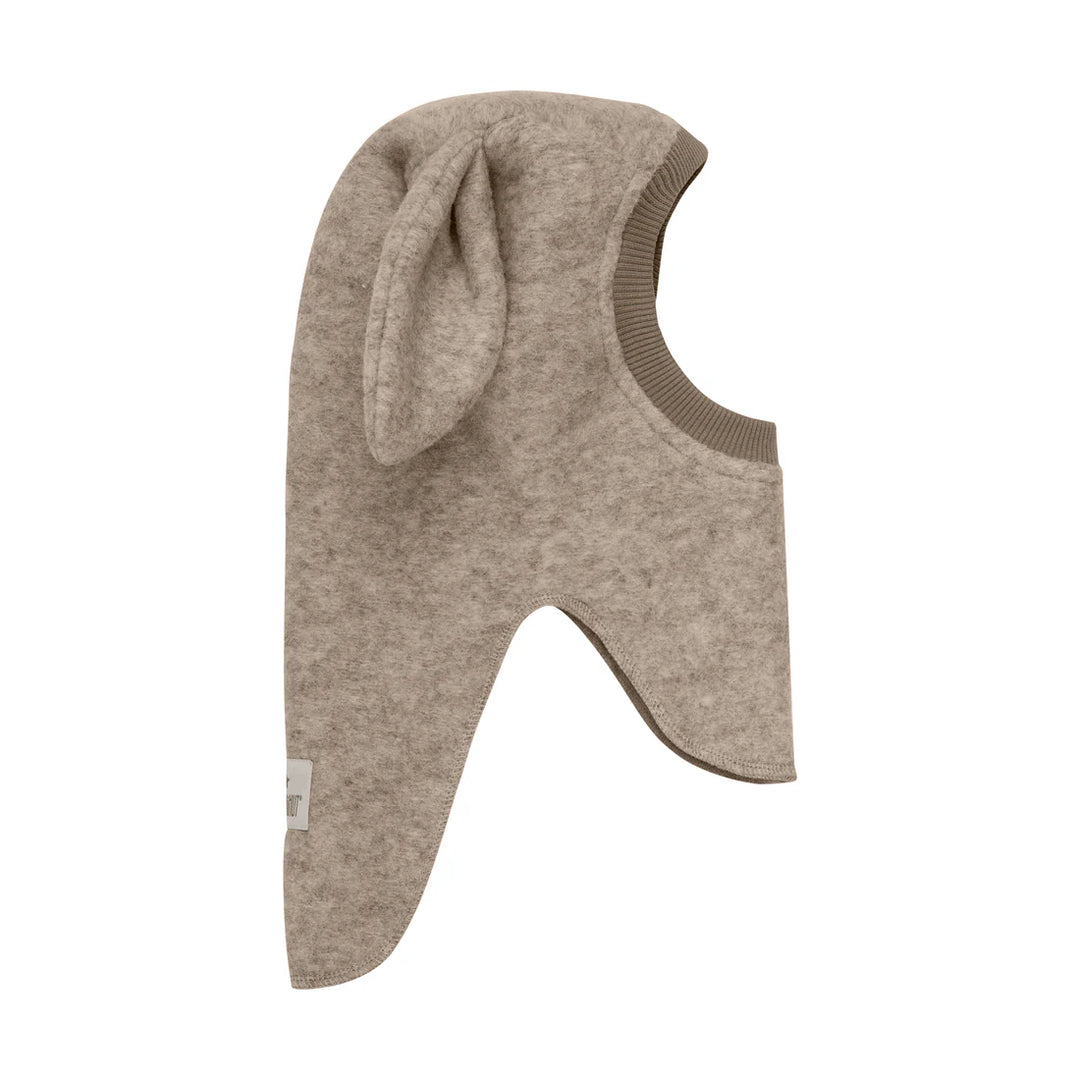 Bunny Balaclava Ears Wool | Camel Melange