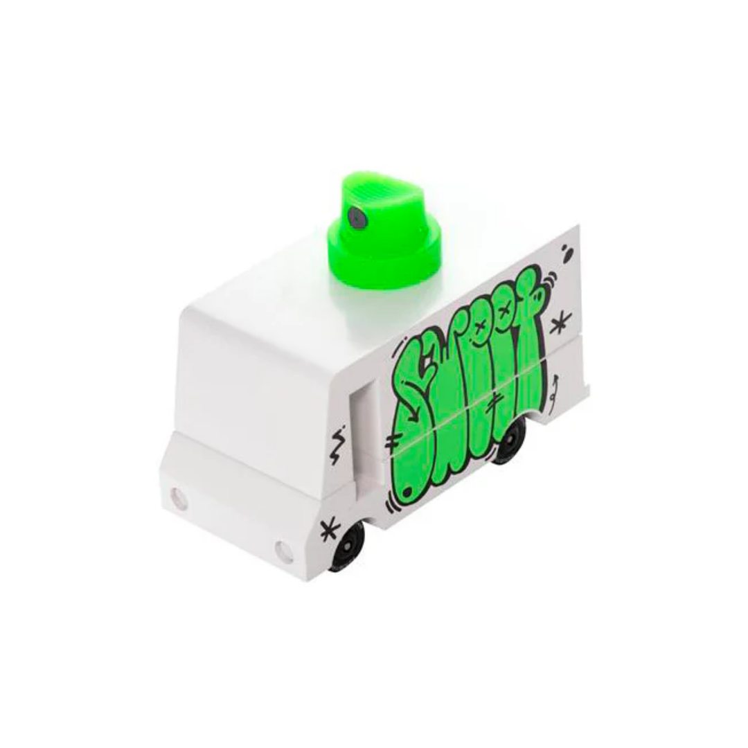 Candyvan Graffiti White