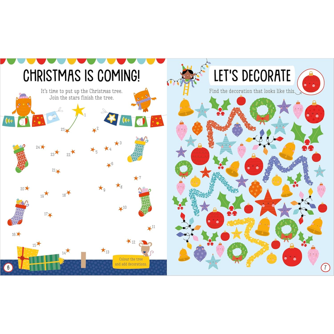 Christmas Activity Book: Felt Stickers