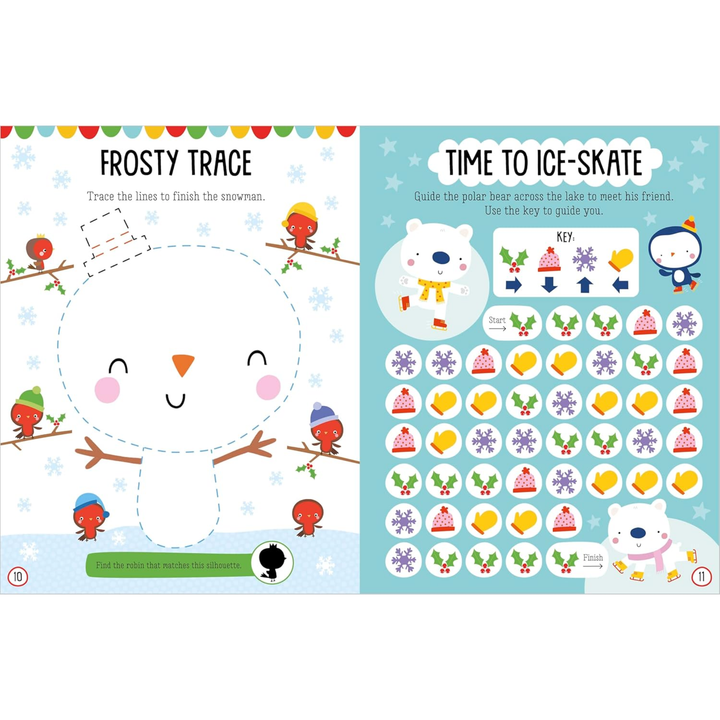 Christmas Activity Book: Felt Stickers