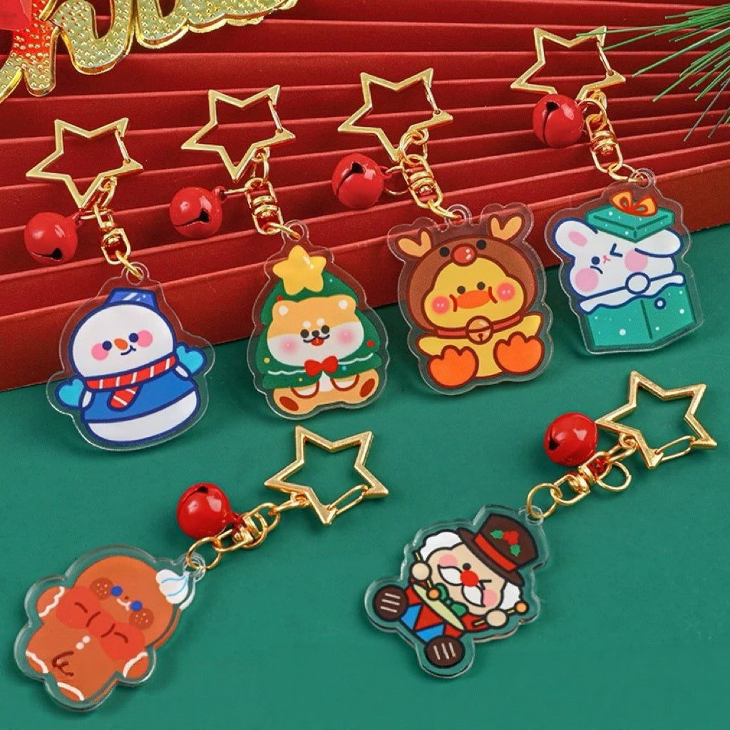 Cute Christmas Character Keychain
